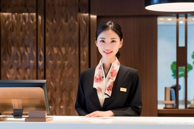 正社員　ホテルのフロント業務